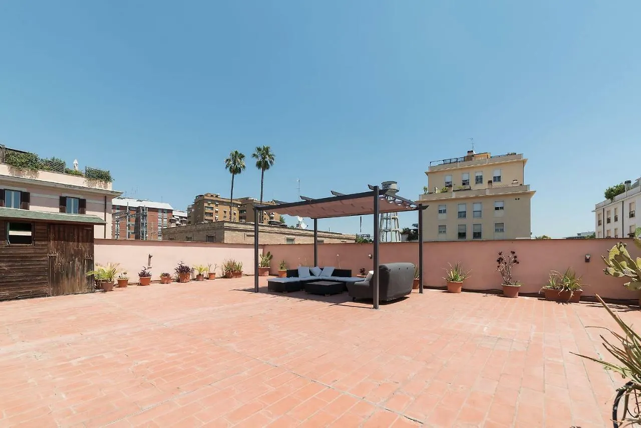 Ostiense Exclusive Terrace Flat Apartment Rome